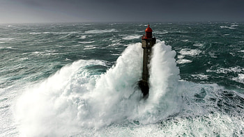La Jument, Lighthouses HD wallpaper