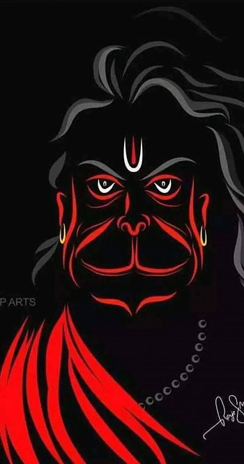 Jai Hanuman. Lord hanuman , Hanuman , Hanuman ji, Hanuman Black HD phone wallpaper