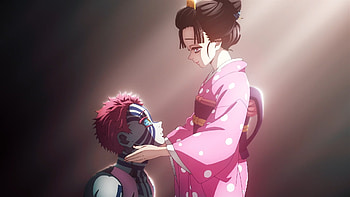 Akaza — Moonlit Embrace | Demon Slayer: Kimetsu no Yaiba, Anime, Demon Slayer: Kimetsu No Yaiba, Akaza (Demon Slayer: Kimetsu No Yaiba), Demon Slayer: Kimetsu No Yaiba - The Movie: Infinity Castle HD wallpaper