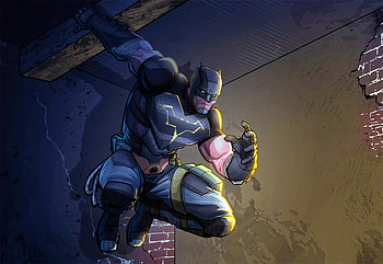 Dont Look Up Batman, batman, superheroes, artist, artwork, digital-art, behance HD wallpaper