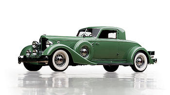 Green, 1932-1939, Packard Twelve, classic car HD wallpaper