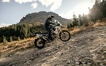 2022, Triumph Tiger 1200 Rally Pro, , side view, exterior, new Tiger 1200, adventure motorcycle, Triumph HD wallpaper