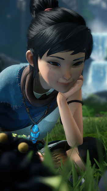 Kena, Bridge of Spirits, Gaming, Rot HD phone wallpaper