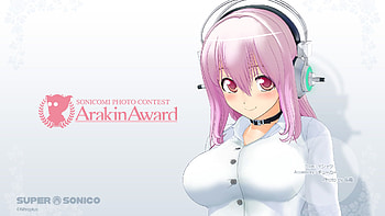 Super Sonico, Heads, Anime Girl HD wallpaper