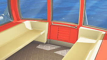 Tomodachi Life: Living the Dream — Seaside Cable Car HD wallpaper
