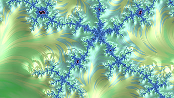 Trippy Psychedelic Fractal, trippy, psychedelic, trance, green, blue, Abstract, fractal, abstract blue, abstract green HD wallpaper