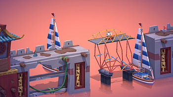 video game, Poly Bridge 3 HD wallpaper
