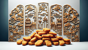 Artistic Chicken Nuggets, chicken nuggets HD wallpaper