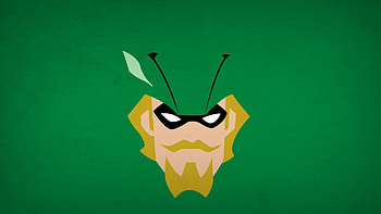 Green Arrow, Minimalistic , Subtle design, Heroic depiction HD wallpaper