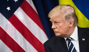 Red, White & Blue Profile —, Donald Trump, MAGA HD wallpaper