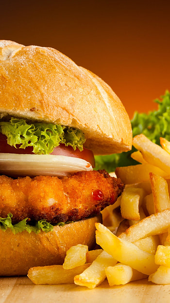 Burger , Delicious meal, Juicy toppings, Savory satisfaction HD phone wallpaper