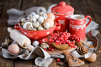 Food, Eggs, Berries, Still Life, Red Currants, Redcurrant HD wallpaper
