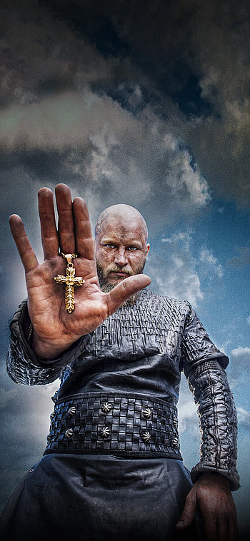 Ragnar Cross, Viking, Vikings, Christian , Viking , Christianity , Vikings , Christian, Ragnar , Christianity, Cross HD phone wallpaper