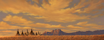 Indian Village, movie, Spirit: Stallion of the Cimarron HD wallpaper