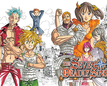 Ban (The Seven Deadly Sins), Anime, The Seven Deadly Sins, Meliodas (The Seven Deadly Sins), Diane (The Seven Deadly Sins), King (The Seven Deadly Sins), Gowther (The Seven Deadly Sins), Merlin (The Seven Deadly Sins), Escanor (The Seven Deadly Sins) HD wallpaper