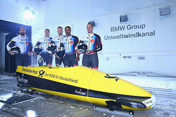 BMW technology, Olympic bobsleigh, Advanced equipment, Performance enhancements HD wallpaper