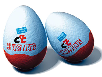 shareware, egg, fun, candy, kinder HD wallpaper