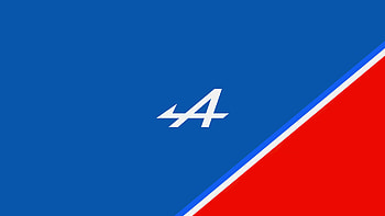 Alpine F1 Logo Minimal, alpine, cars, logo, minimalism, minimalist HD wallpaper