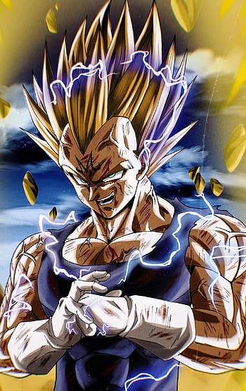 Majin Vegeta by: nickspekter. Dragon ball super artwork, Dragon ball art, Anime dragon ball super, Majin Vegeta HD phone wallpaper