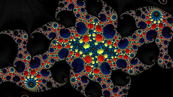 Trippy Psychedelic Fractal, dark, black, Abstract, fractal, abstract black HD wallpaper