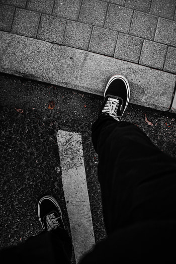Miscellanea, Miscellaneous, Legs, Sneakers, Asphalt, Human, Person, Shoes HD phone wallpaper