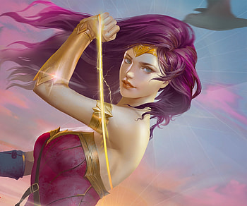 Wonder woman, beautiful, superhero HD wallpaper