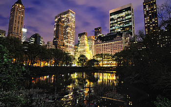 Landscape, Cities, Night HD wallpaper