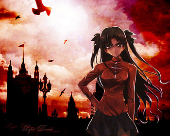 rin, night, fater, tohsaka, stay HD wallpaper