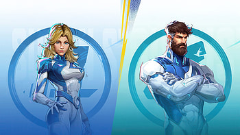 Susan Storm And Mister Fantastic In Marvel Rivals 2025 Game, the-fantastic-four, marvel-rivals, invisible-woman, games, 2025-games, superheroes, video-games HD wallpaper