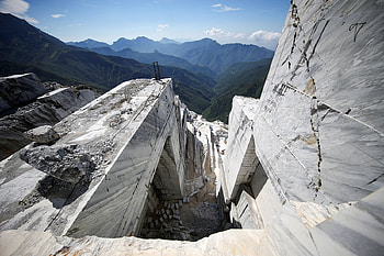 Cervaiole marble quarry, Mount Altissimo, Marble, Cervaiole, Apuan Alps, Italy, Quarry HD wallpaper