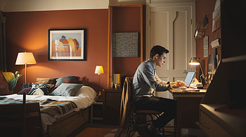 Digital Nomad in : A Cozy Workspace, digital nomad, home office, bedroom, Working!!, Student HD wallpaper