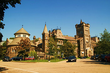 *** Toronto University ***, drzewa, architektura, zabytki, uniwersytet HD wallpaper