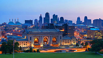 Night lights, USA citylights, Vibrant cities, Kansas City's allure HD wallpaper