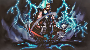 Thor Legendary Protector, thor, superheroes, artwork, artist, digital-art, deviantart HD wallpaper