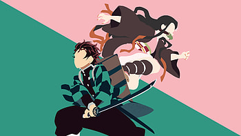 Nezuko Kamado Tanjiro Kamado Demon Slayer Kimetsu no Yaiba HD wallpaper