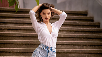 Andrei Model Pose Legs , girls, model HD wallpaper