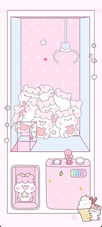 Cuteness machine, fluffy, pink HD phone wallpaper