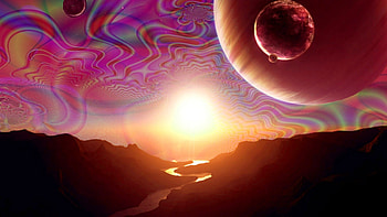 Psychedelic HD wallpaper