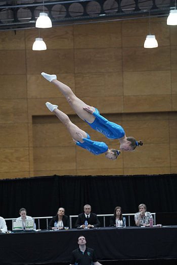 Synchronized trampoline, Trampolining HD phone wallpaper