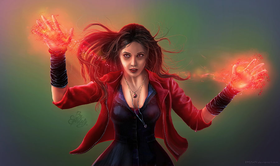 Art Wanda Maximoff, wanda-maximoff, artwork, deviantart, superheroes HD wallpaper