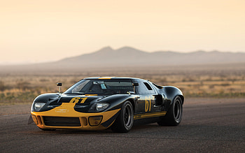 1966 Ford GT40, Le Mans HD wallpaper