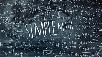 Chalkboard, Math HD wallpaper