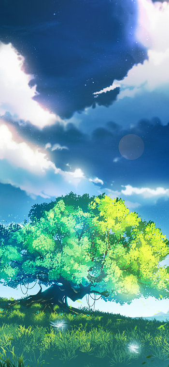 tree, video game, Genshin Impact HD phone wallpaper