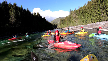 Voss, Kayaking HD wallpaper