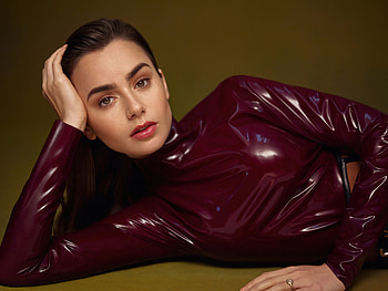 Lily Collins Vogue Arabia , lily-collins, girls, celebrities, model, hoot HD wallpaper