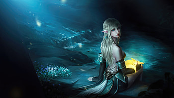 Beneath The Moonlight, artist, artwork, digital-art, artstation HD wallpaper