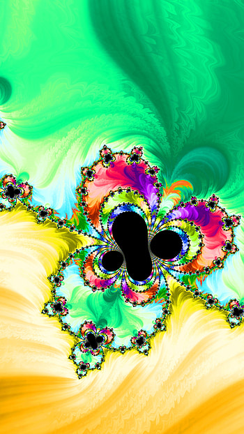 Trippy Psychedelic Fractal, green, Abstract, fractal, abstract green HD phone wallpaper