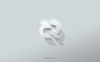 Decred logo, white background, Decred 3d logo, 3d art, Decred, 3d Decred emblem, creative art, Decred emblem HD wallpaper