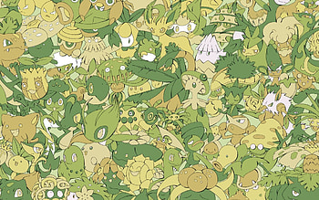 Grass Pokmon, Gaming world, Lush landscapes, Pokmon habitats HD wallpaper