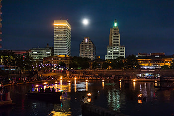 Providence, Waterfire Providence, 2021 season, Rhode Island Monthly HD wallpaper